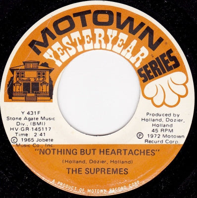 THE SUPREMES - Nothing But Heartaches / I Hear A Symphony