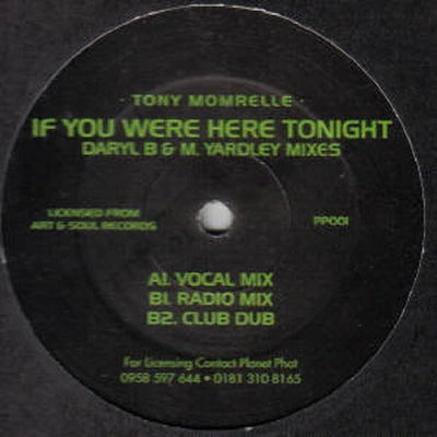 TONY MOMRELLE - If You Were Here Tonight
