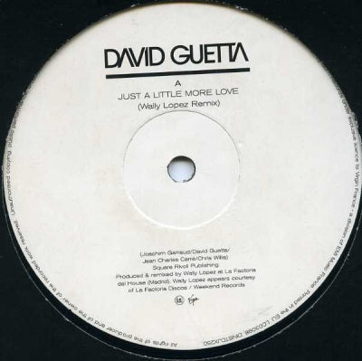 DAVID GUETTA - Just A Little More Love