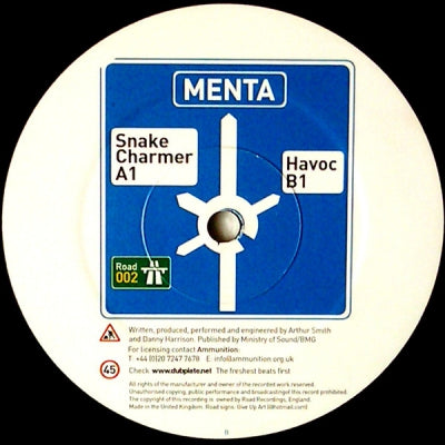 MENTA - Snake Charmer / Havoc