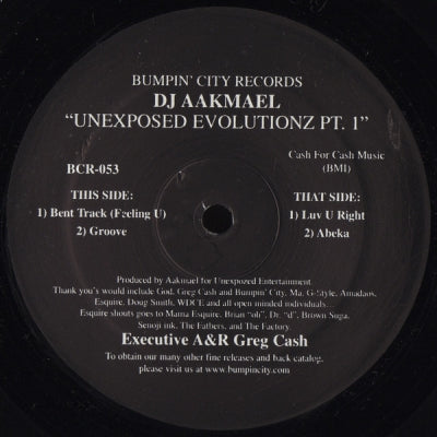 DJ AAKMAEL - Unexposed Evolutionz Pt. 1