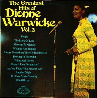 DIONNE WARWICKE - The Greatest Hits Of Dionne Warwicke Vol. 2
