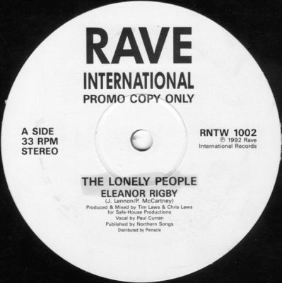THE LONELY PEOPLE - Eleanor Rigby / Wots The Difference / You Love Me