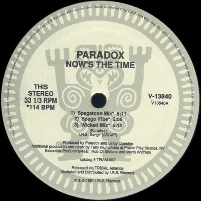 PARADOX - Now's The Time