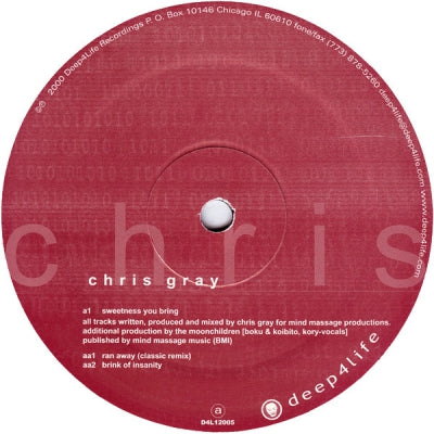 CHRIS GRAY - Sweetness You Bring