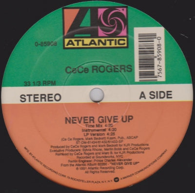 CECE ROGERS - Never Give Up