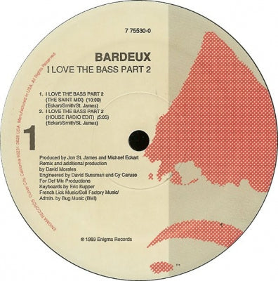 BARDEUX - I Love The Bass Part Two