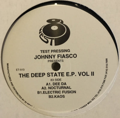 JOHNNY FIASCO - The Deep State E.P. Vol II