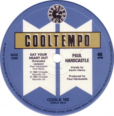 PAUL HARDCASTLE - Eat Your Heart Out / Rain Forest (Re-cut)
