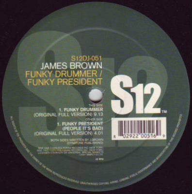 JAMES BROWN - Funky Drummer / Funky President