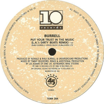BURRELL - Put Your Trust In The Music