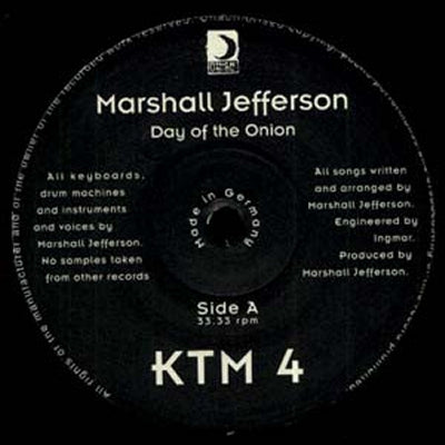 MARSHALL JEFFERSON - Day Of The Onion / Floating