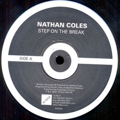 NATHAN COLES - Step On The Break / Give A Flying Funk