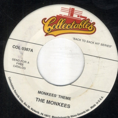 THE MONKEES - Monkees' Theme / The Girl I Knew Somewhere