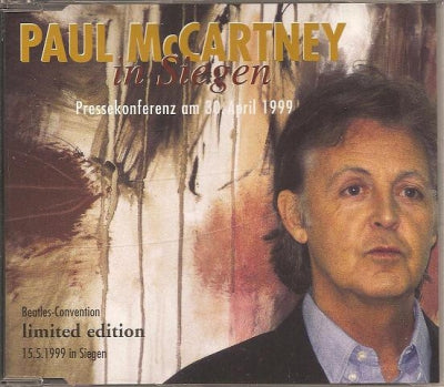 PAUL MCCARTNEY - In Siegen Pressekonferenz Am 30. April 1999