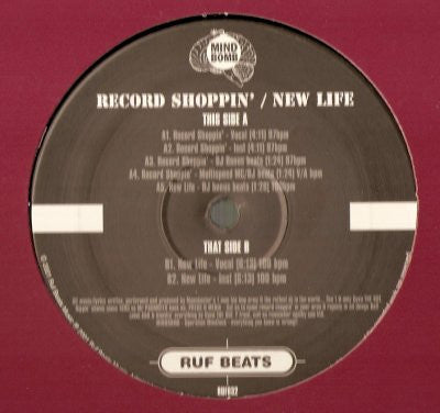 MIND BOMB - Record Shoppin' / New Life