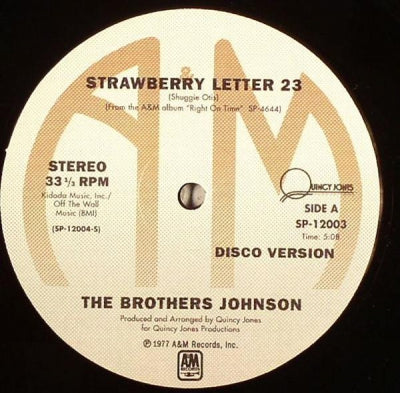 THE BROTHERS JOHNSON - Strawberry Letter 23 / Brother Man / I'll Be Good To You