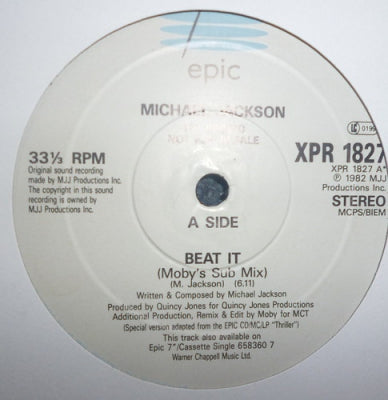 MICHAEL JACKSON - Beat It / Wanna Be Startin' Somethin'