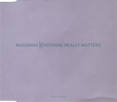 MADONNA - Nothing Really Matters