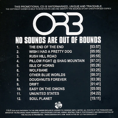 ORB - No Sounds Are Out Of Bounds