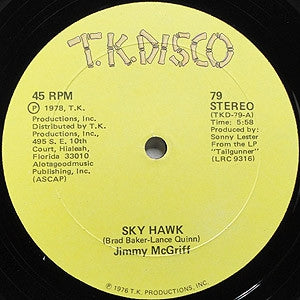 JIMMY MCGRIFF - Sky Hawk / Tailgunner