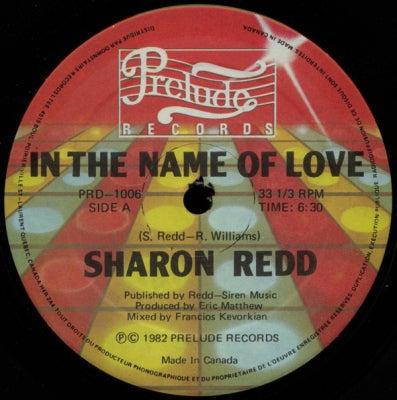 SHARON REDD - In The Name Of Love