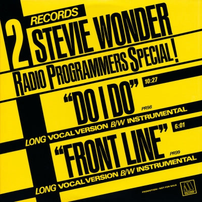STEVIE WONDER - Do I Do / Front Line