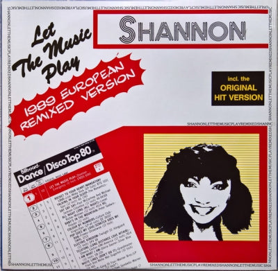 SHANNON - Let The Music Play (1989 European Remixed Version)