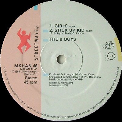 THE B BOYS - Girls / Stick Up Kid