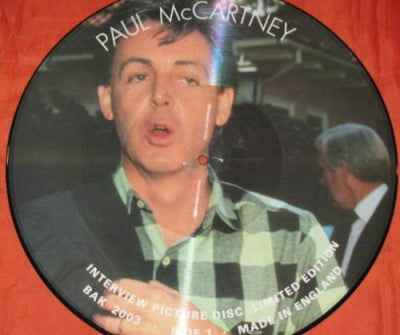 PAUL MCCARTNEY - Interview Picture Disc
