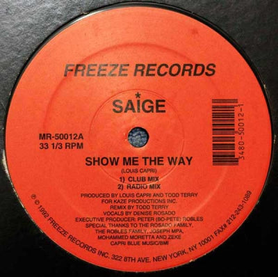 SAIGE - Show Me The Way