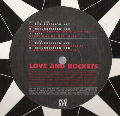 LOVE AND ROCKETS - Resurrection Hex