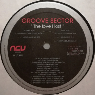 GROOVE SECTOR - The Love I Lost