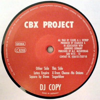 CBX-PROJECT - Dranker E.P.