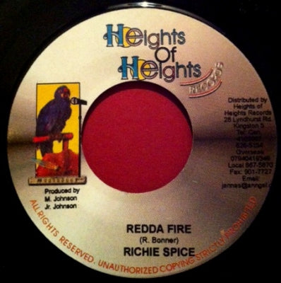 RICHIE SPICE - Redda Fire / Tenament Rhythms