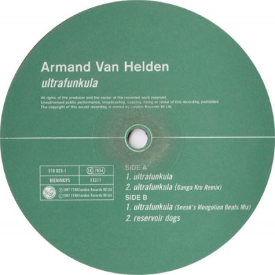 ARMAND VAN HELDEN - Ultrafunkula (Ganja Kru Remix)