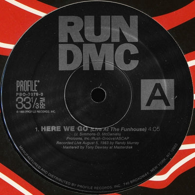 RUN D.M.C - Here We Go (LIve At The Funhouse)
