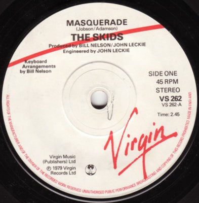 THE SKIDS - Masquerade / Out Of Town