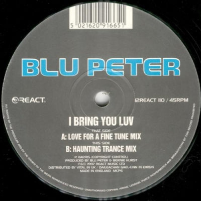 BLU PETER - I Bring You Luv