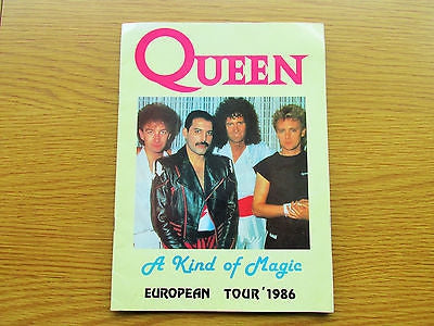 QUEEN - A Kind Of Magic European Tour 1986 Programme