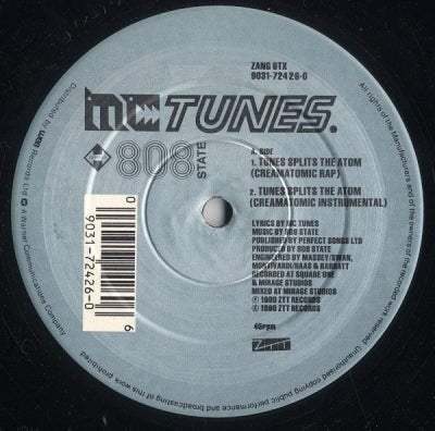 MC TUNES vs 808 STATE - Tunes Splits The Atom (Creamatomic Rap)