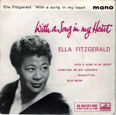 ELLA FITZGERALD - With A Song In My Heart
