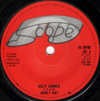 JANET KAY - Silly Games / Dangerous