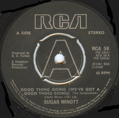 SUGAR MINOTT - Good Thing Going (We've Got A Good Thing Going) / Hung Up