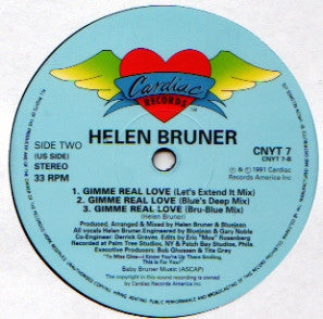 HELEN BRUNER - Gimme Real Love