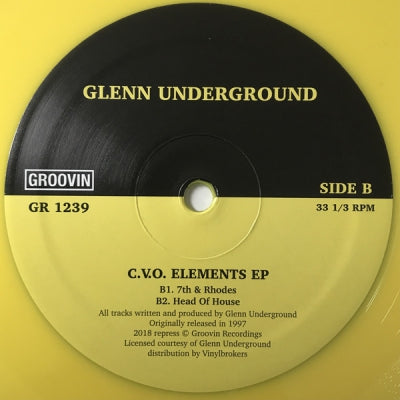 GLENN UNDERGROUND - C.V.O. Elements EP