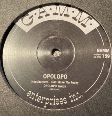 OPOLOPO - God Make Me Funky / Motherland