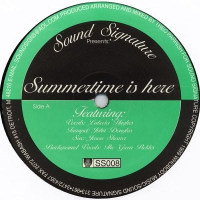 THEO PARRISH - Summertime Is Here
