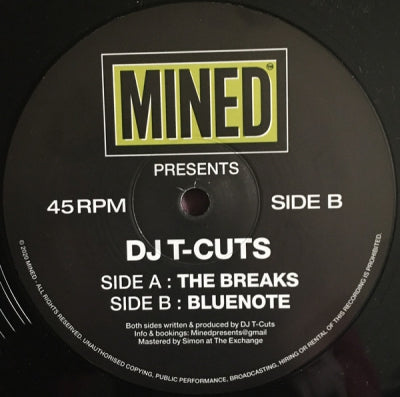 DJ T-CUTS - Mined 002 (The Breaks / Bluenote)