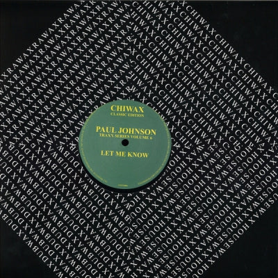 PAUL JOHNSON - Let Me Know